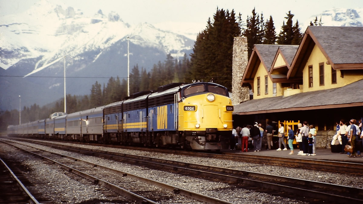 The Canadian at Banff in 1982. Photo by Manfred Kopka.